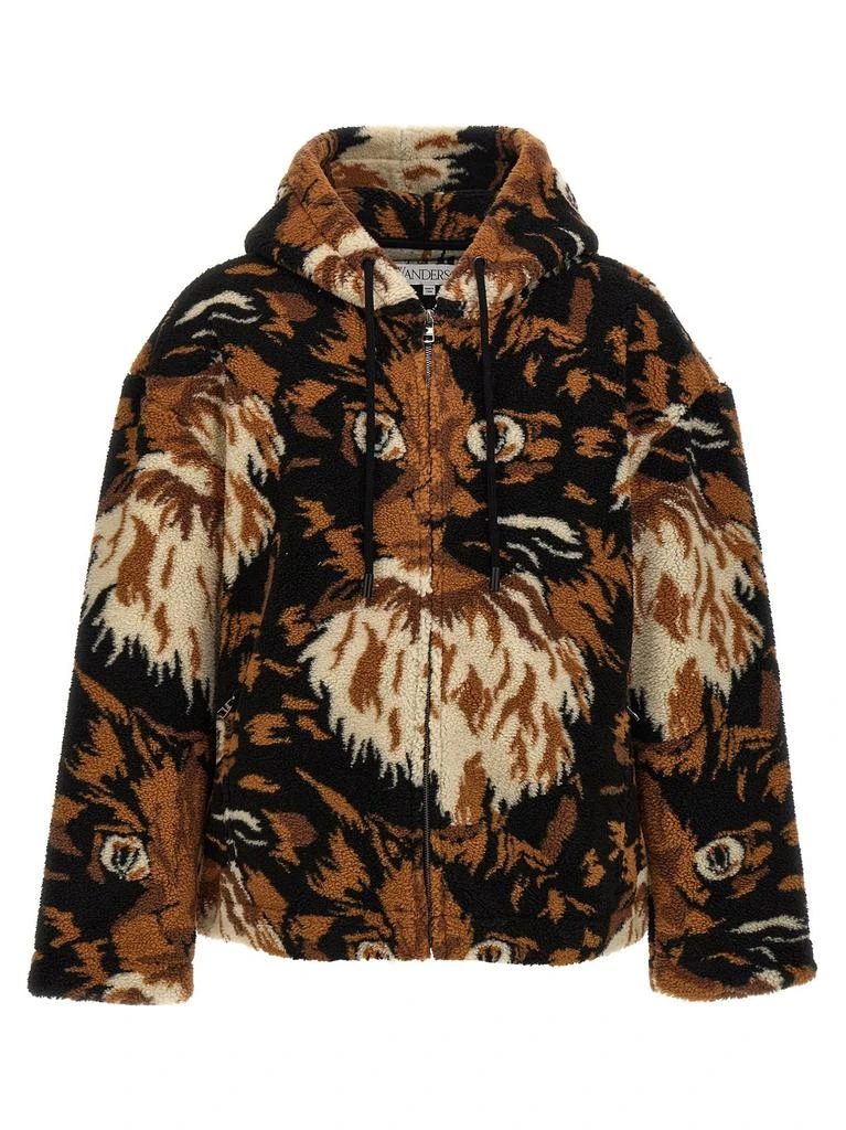 JW Anderson JW Anderson Fleece Hooded Jacket 1