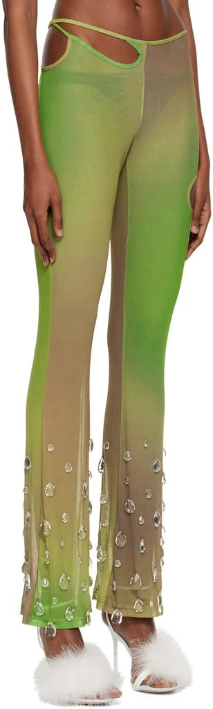 GCDS Khaki Sita Drops Leggings 2