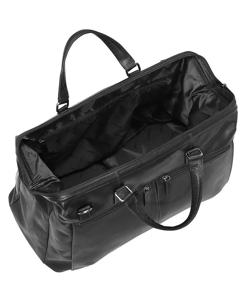 Mancini Leather Goods Men's Carry-On Duffle Bag
