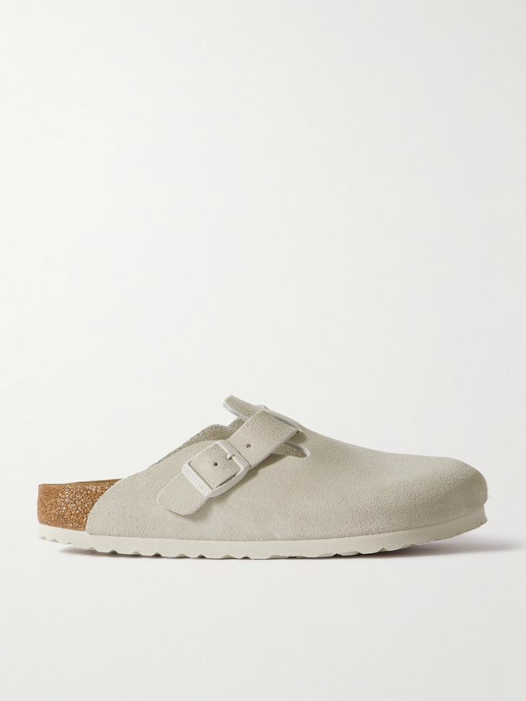 Birkenstock Boston 绒面革木屐  - IT35