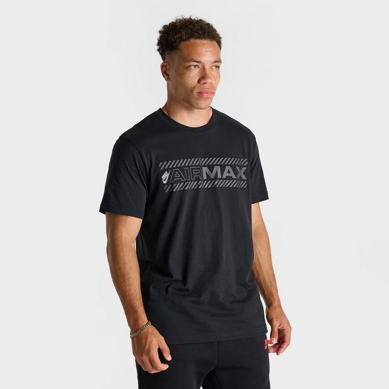 nike air max shirt black
