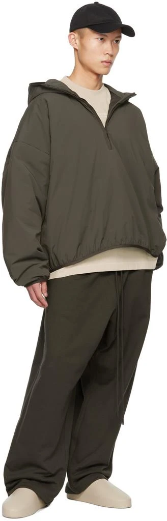 Essentials Gray Half-Zip Hoodie 4