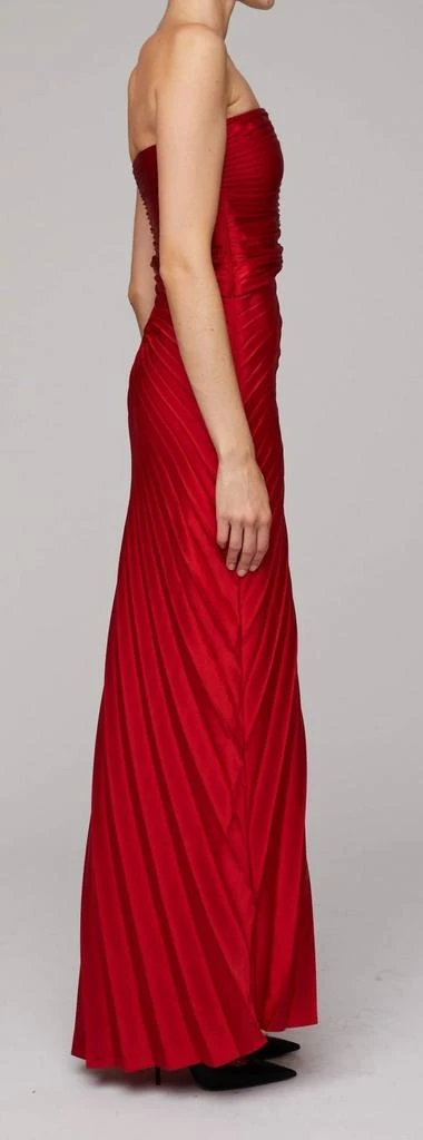 A.L.C. Bianca Dress In Really Red 2