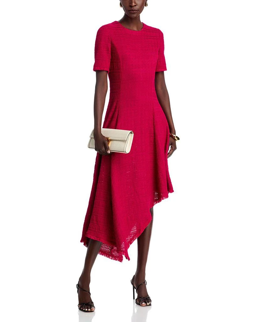 Misook Textured Fit & Flare Midi Dress 3