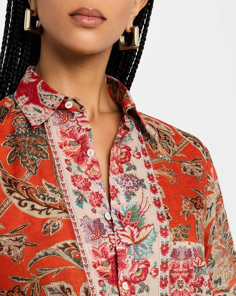 Pierre-louis Mascia Floral-Print Cotton Top 5
