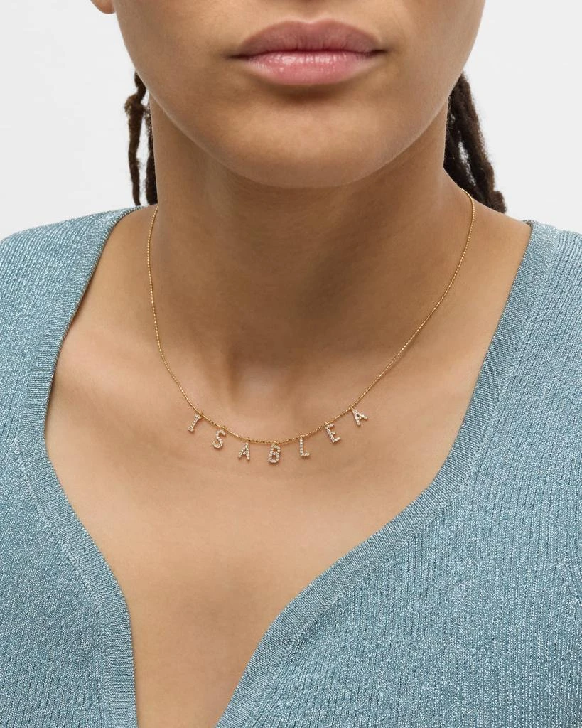 Tai 14K Gold-Plated Sterling Silver 7-Letter Personalized Necklace 2