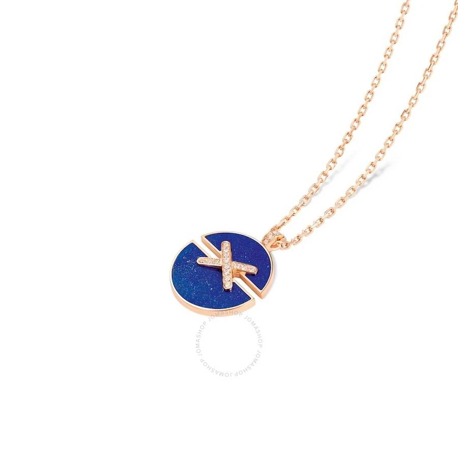 Chaumet 18K Rose Gold Jeux De Liens Harmony Diamond Necklace 2