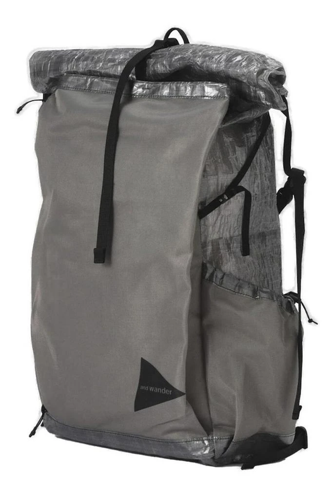 And Wander And Wander Logo Printed Backpack 3