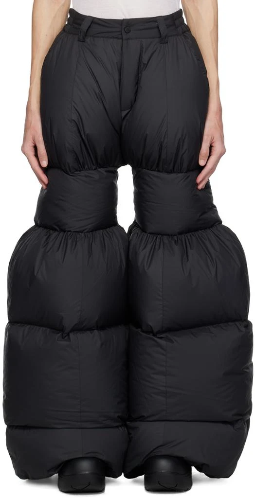 Chen Peng Black Pod Down Trousers 1