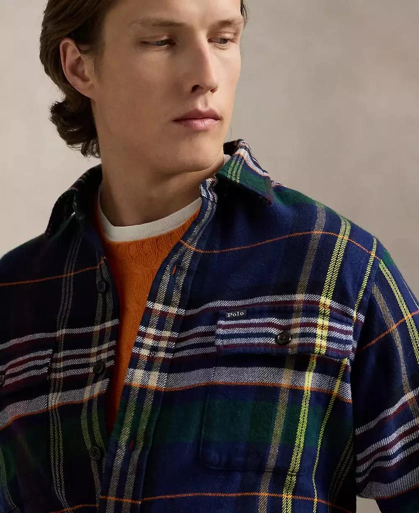 Ralph Lauren Men
s Classic Plaid Brushed Flannel Workshirt 3
