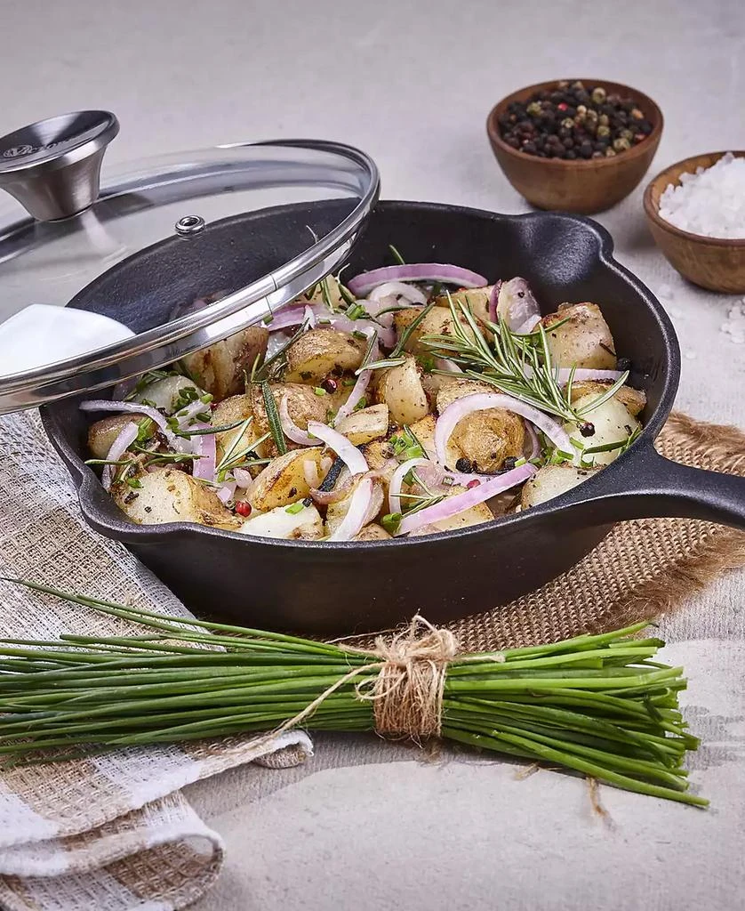 Victoria Glass Lid with Stainless Steel Knob for 8" Skillet 4