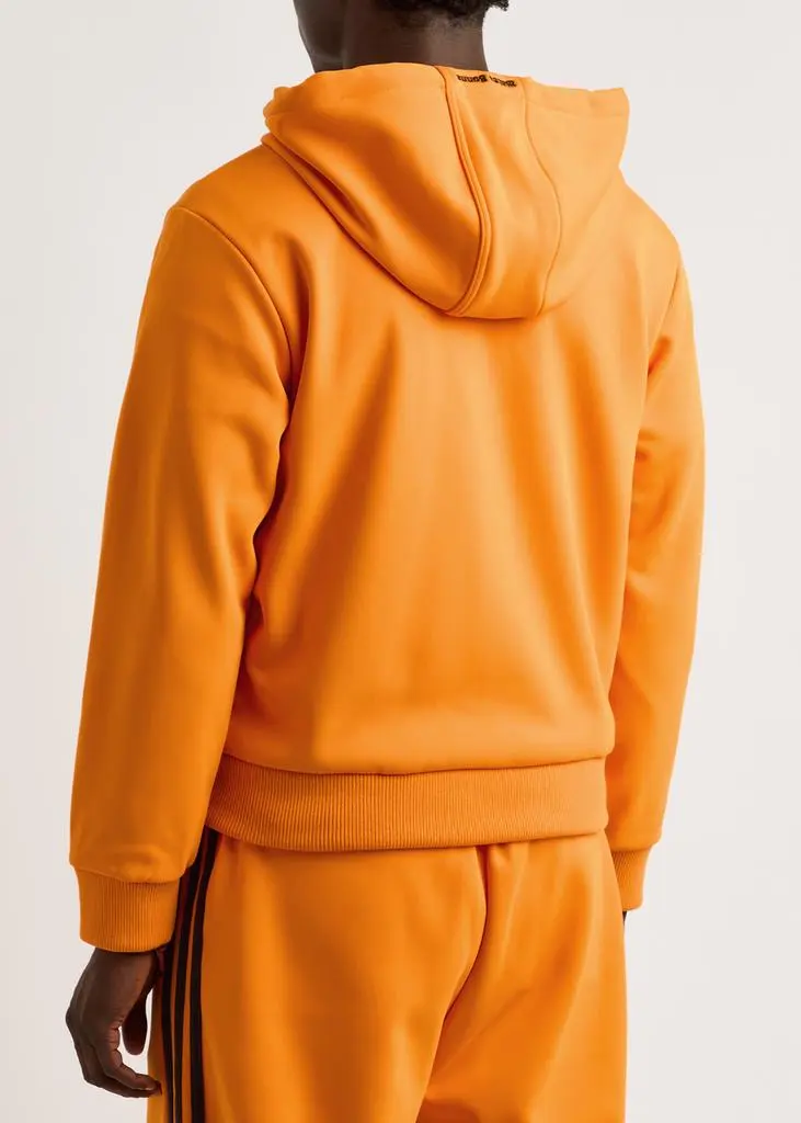 Adidas Logo hooded jersey track jacket 3