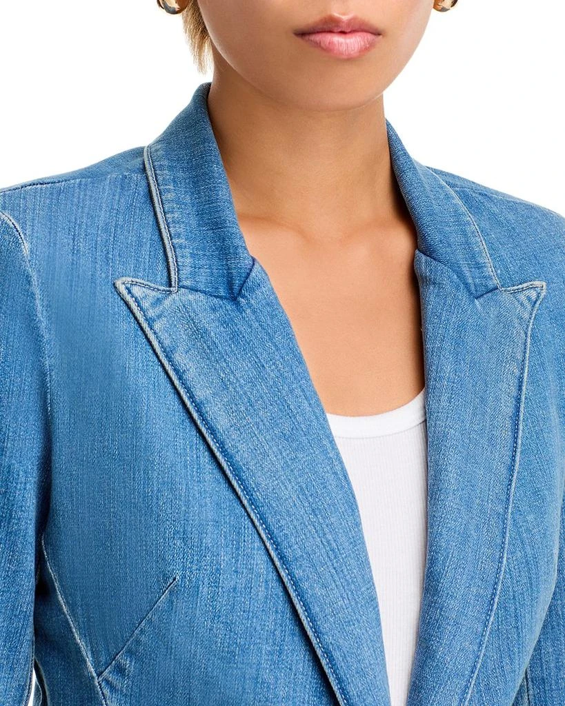 L'Agence Baldwin Denim Blazer 5