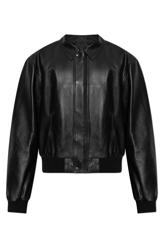 Black Porterville Alice Strobe Leather Jacket – On Sale Now with