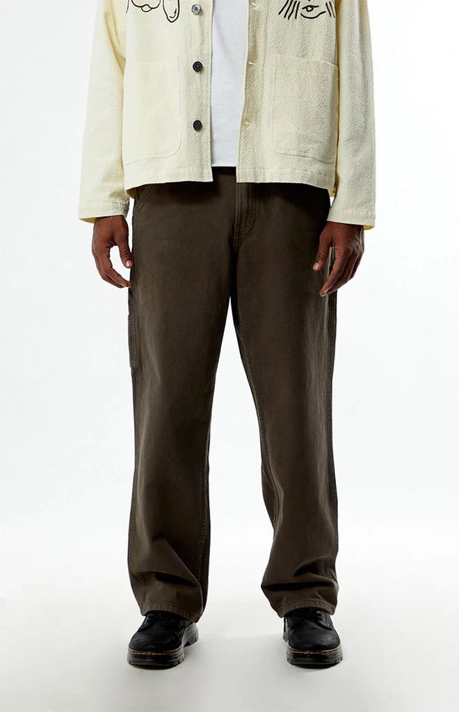 Vans Drill Chore Brown Baggy Carpenter Jeans 1