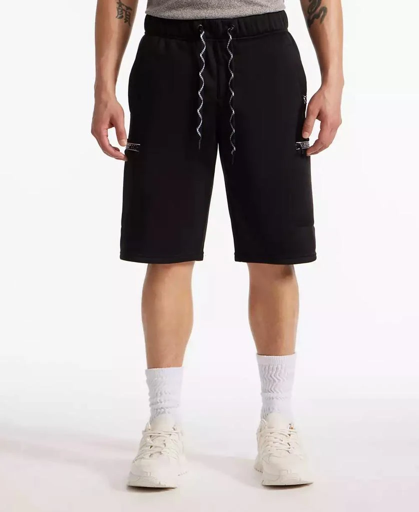 Ecko Unltd Men's Stitched Pockets Fleece Shorts 1