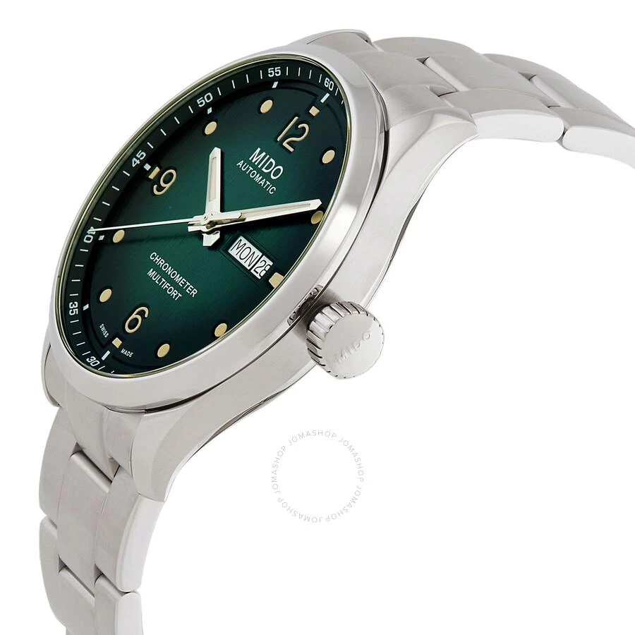 MIDO Multifort Automatic Green Dial Men's Watch M0384311109700 2