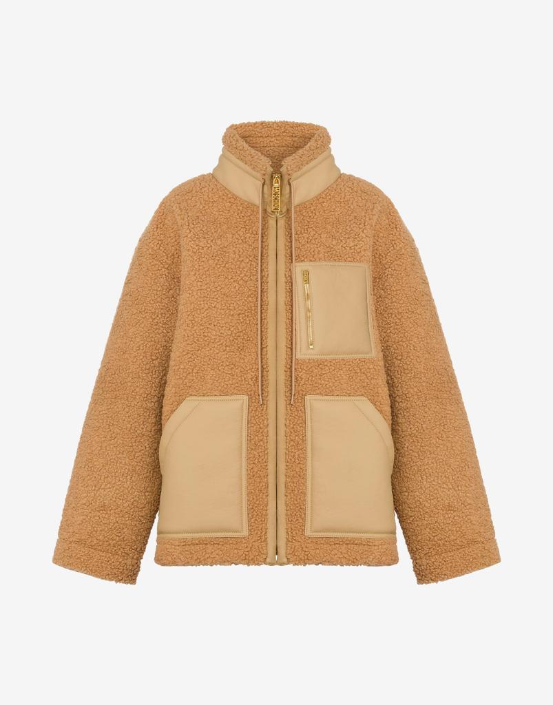 Moschino Soft Fabric Jacket With Zip