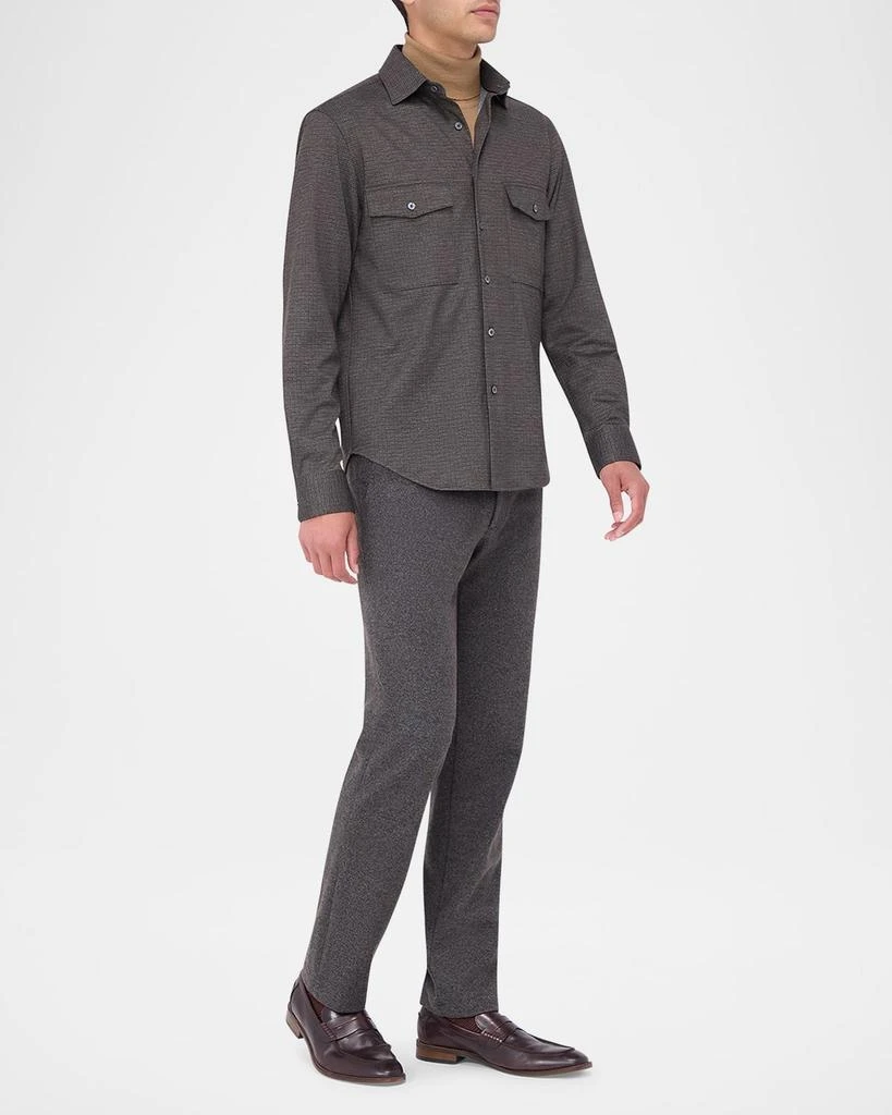 BUGATCHI Men's Textured Knit Overshirt 2