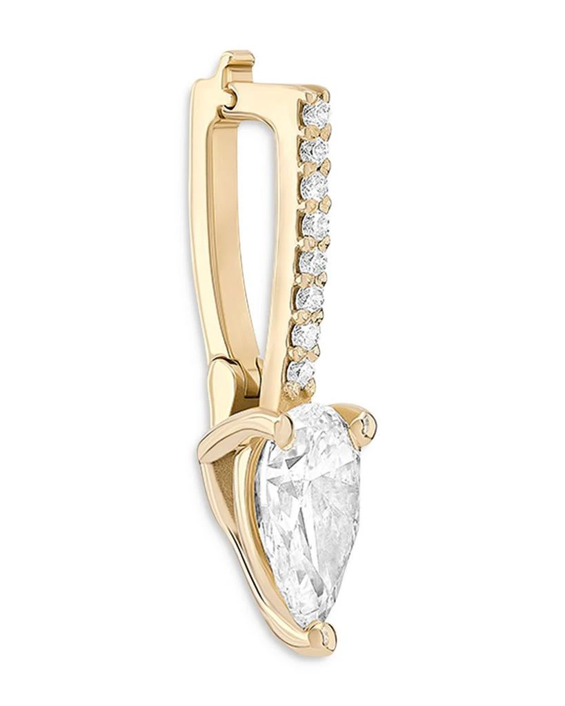 LANA 14K Yellow Gold Diamond Pear 
Round Enhancer Pendant 2