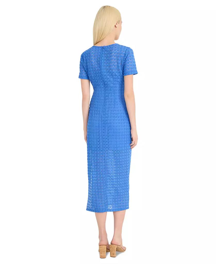 Donna Morgan Women's Crochet Midi Dress