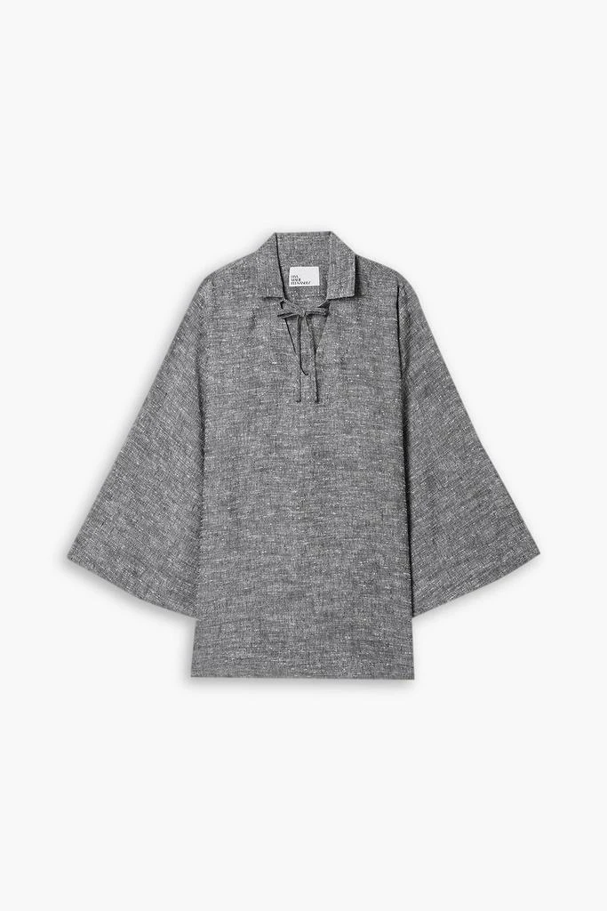 LISA MARIE FERNANDEZ Slub woven tunic 1