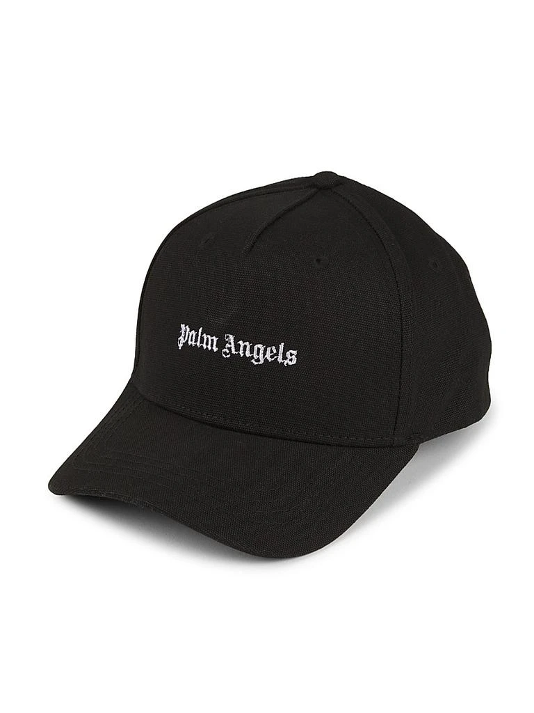 Palm Angels Logo Cotton Baseball Cap 1