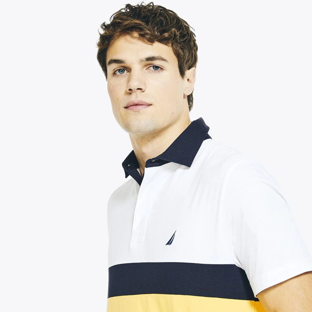 Nautica Mens Classic Fit Chest-Stripe Polo 2