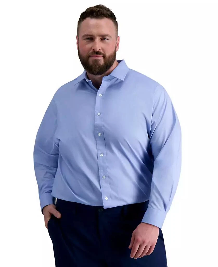 Haggar Men's Big & Tall Classic-Fit Premium Comfort Dress Shirt 3