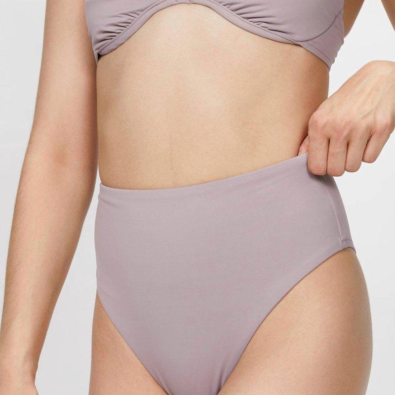 Bondi Born Poppy Bikini Bottom In Mauve