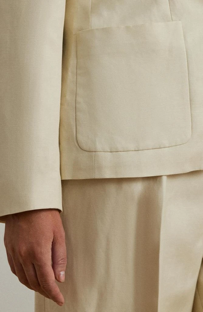 Ralph Lauren Linen Blend Twill Blazer 9