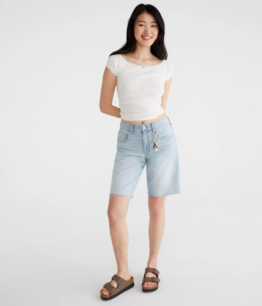 Aeropostale Mid-Rise Baggy Jorts 2