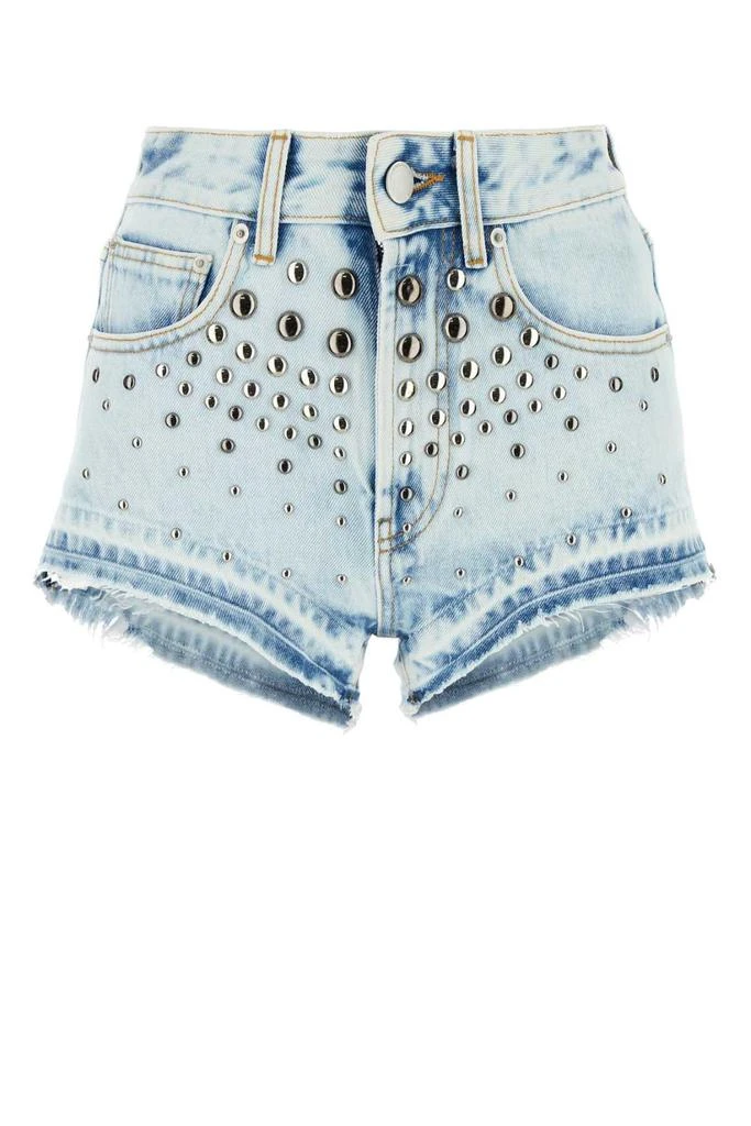 Alessandra Rich Alessandra Rich Studded Denim Shorts 1
