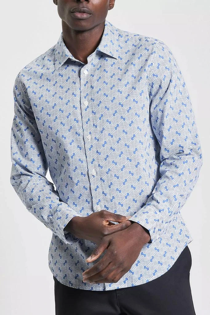 Ben Sherman Ben Sherman Linear Print Button Down Shirt 3
