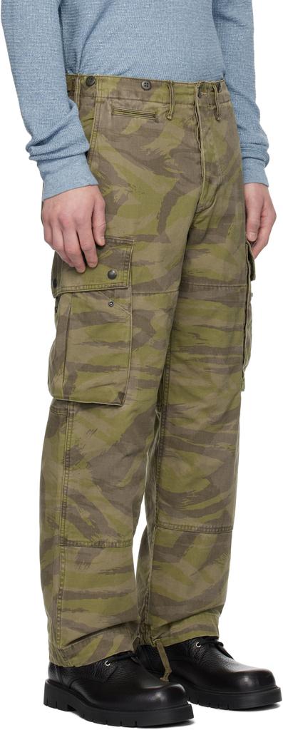 RRL Khaki Camo Twill Cargo Pants