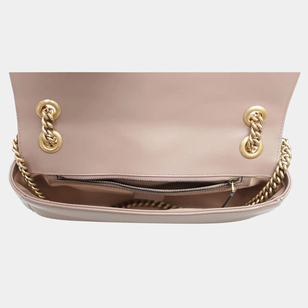 Gucci Gucci Nude Pink Leather GG Marmont Medium Shoulder Bag 6