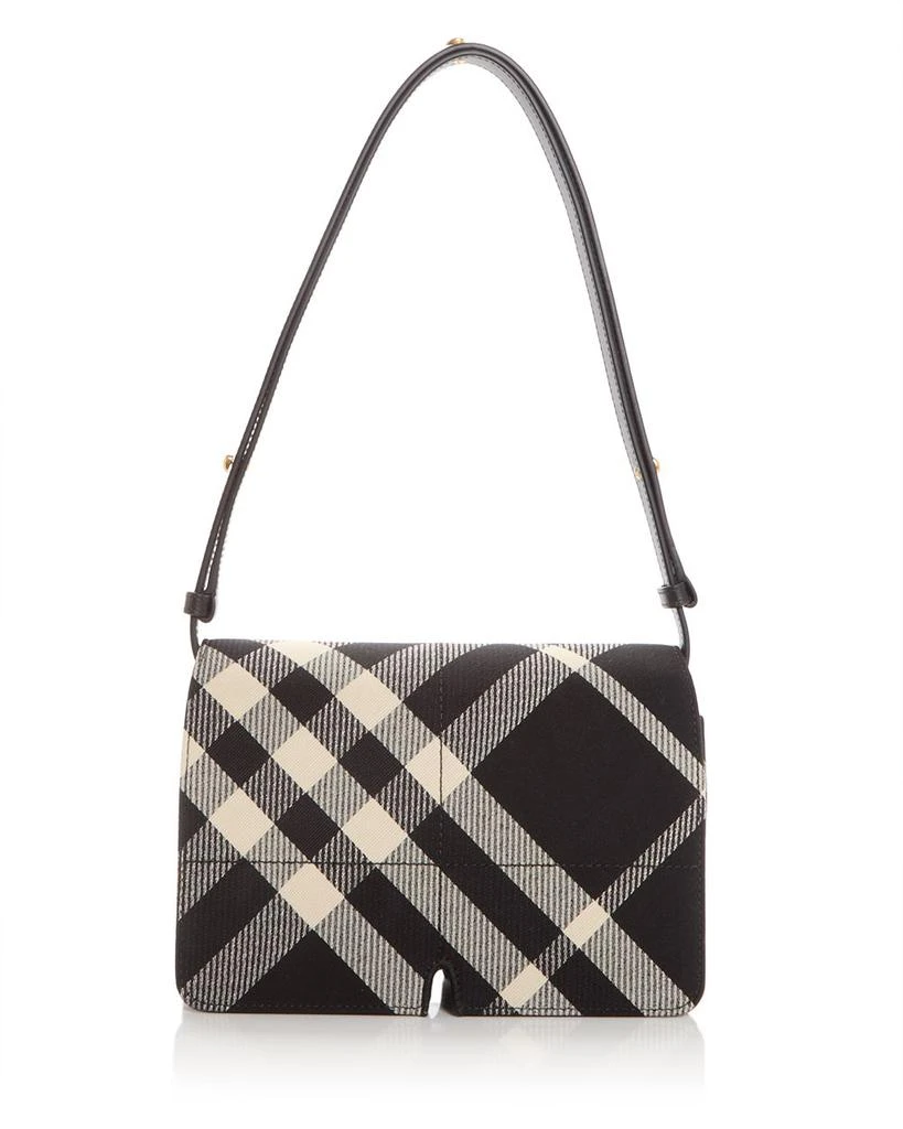 Burberry Snip Check Jacquard Shoulder Bag 1