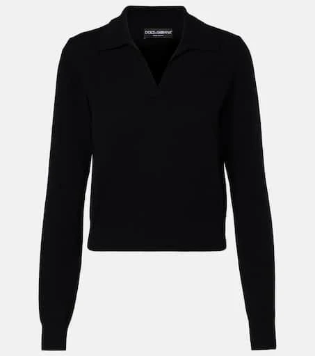 Dolce 
Gabbana Cashmere polo sweater 1