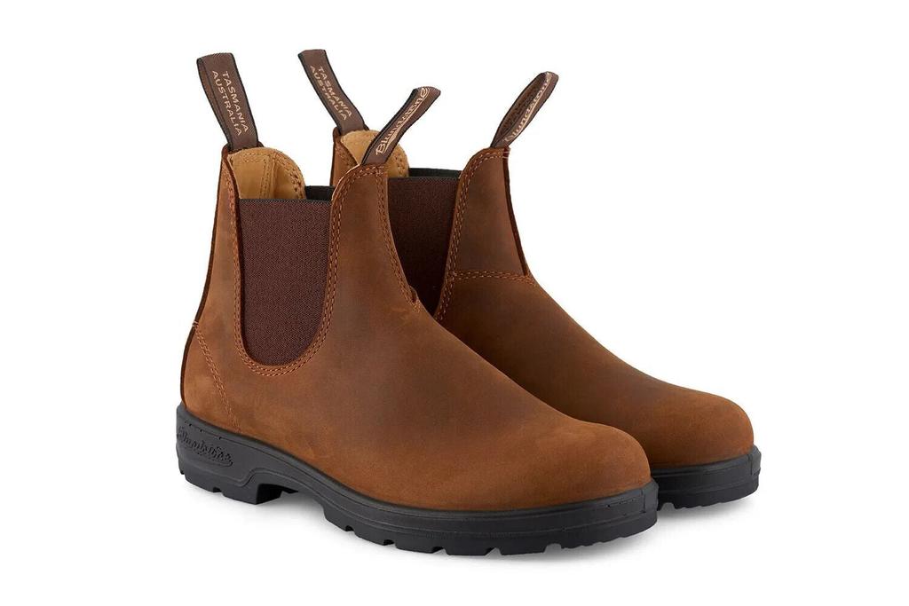 Blundstone 562 Men's US 7 Saddle Brown Leather Round Toe Ankle Chelsea Boots
