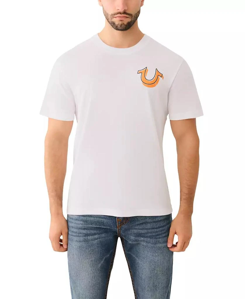 True Religion Men's Short Sleeve Crewneck Canyon Graphic T-Shirt 2