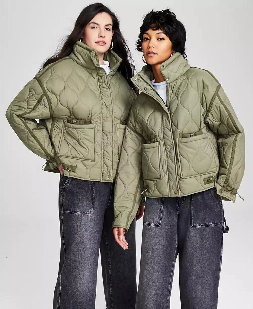 And Now This Women's Quilted Long-Sleeve Jacket, Created for Macy's 3