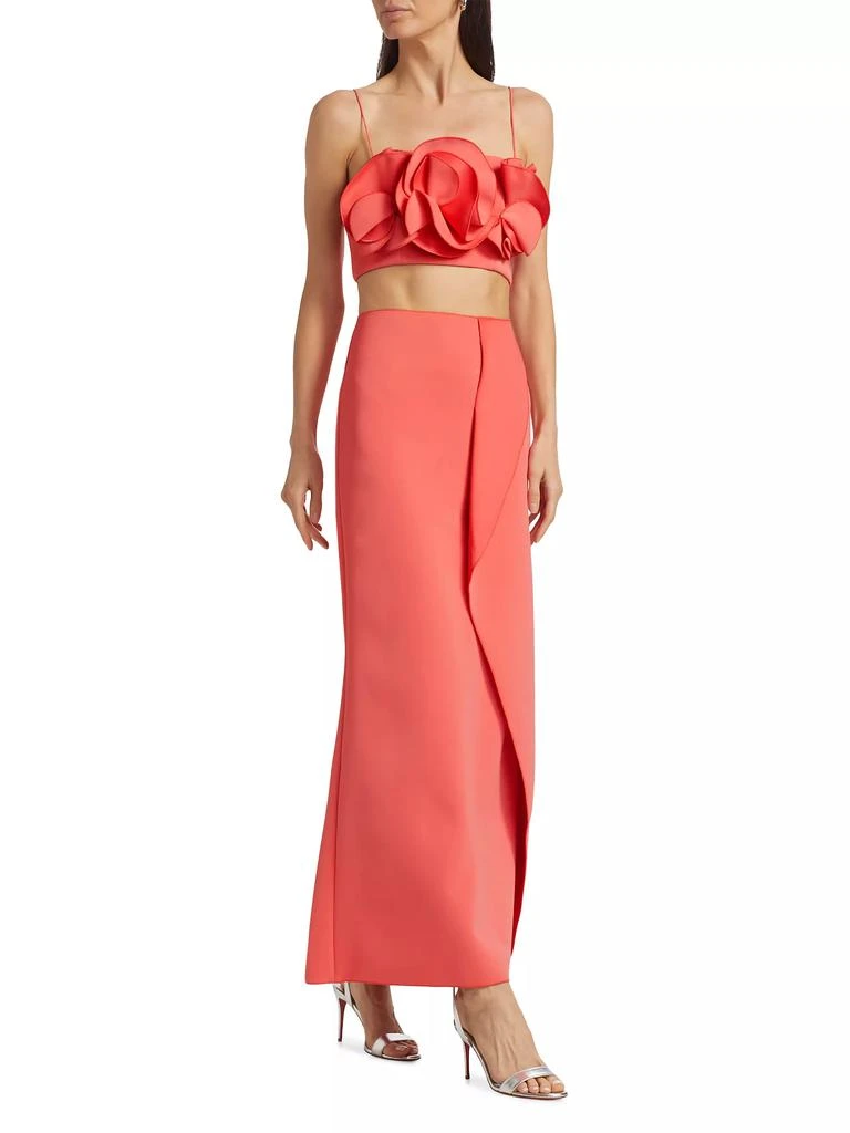 Acler Underwood Frilled Bandeau Crop Top 2