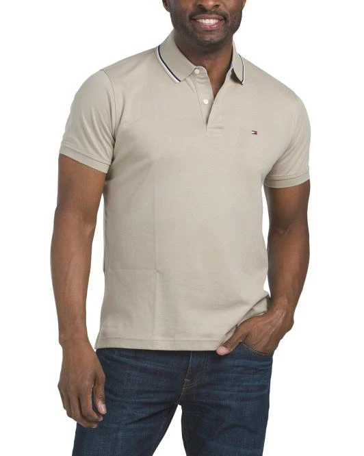 Tommy Hilfiger Richard Double Tipped Short Sleeve Regular Fit Polo 1