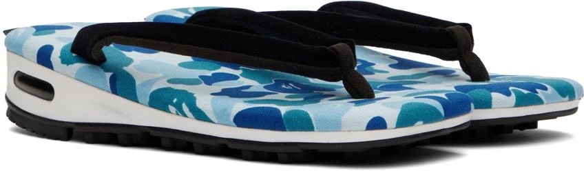 Bape Blue goyemon Edition ABC Camo Unda Sandals 4