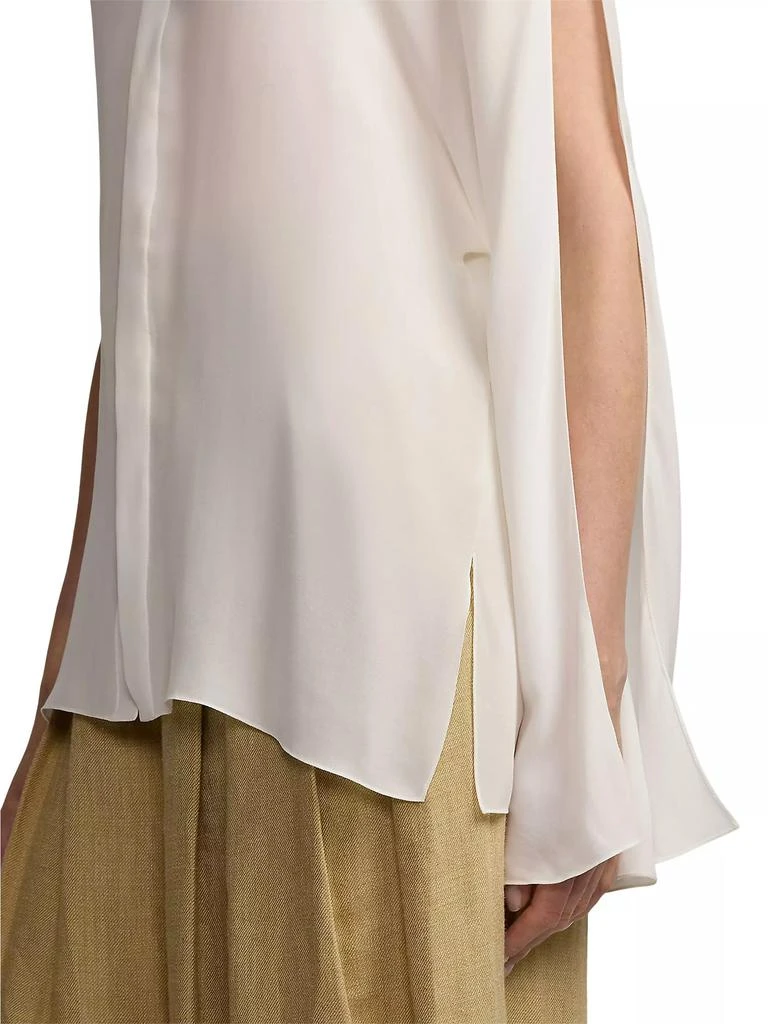Ralph Lauren Karen Silk Georgette Blouse 7