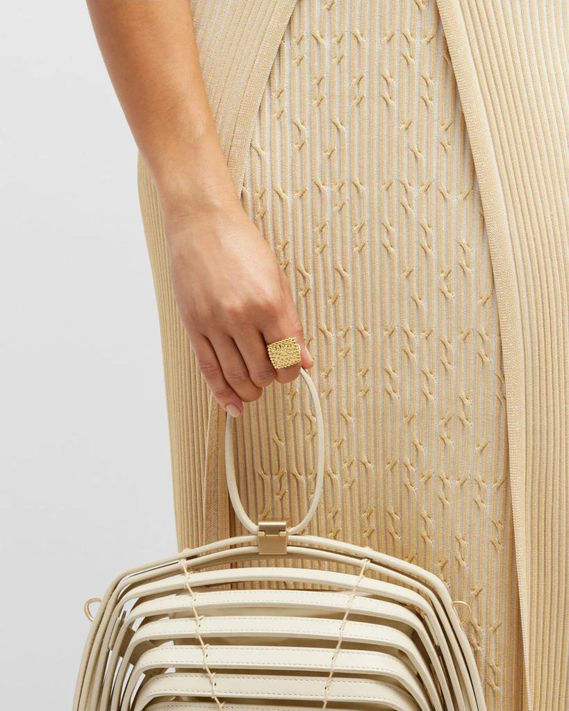 Devon Leigh Textured Adjustable Ring 5