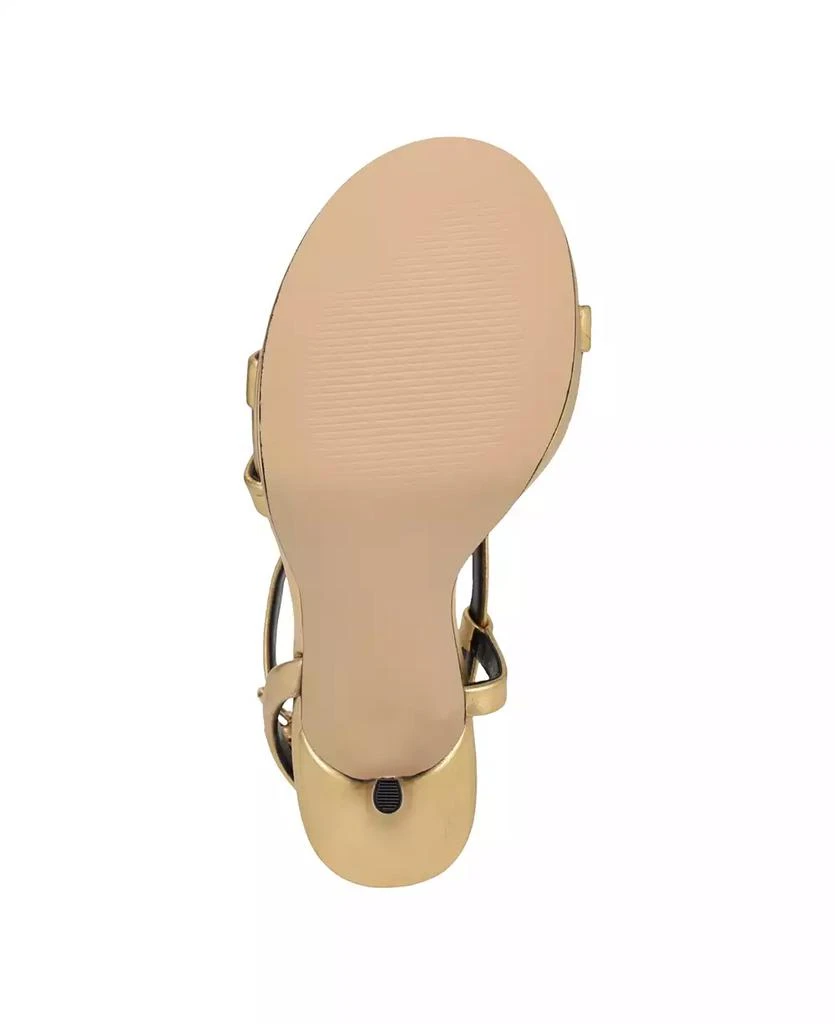 GUESS Women's Lucier Strappy Platform Heel Dress Sandals 5