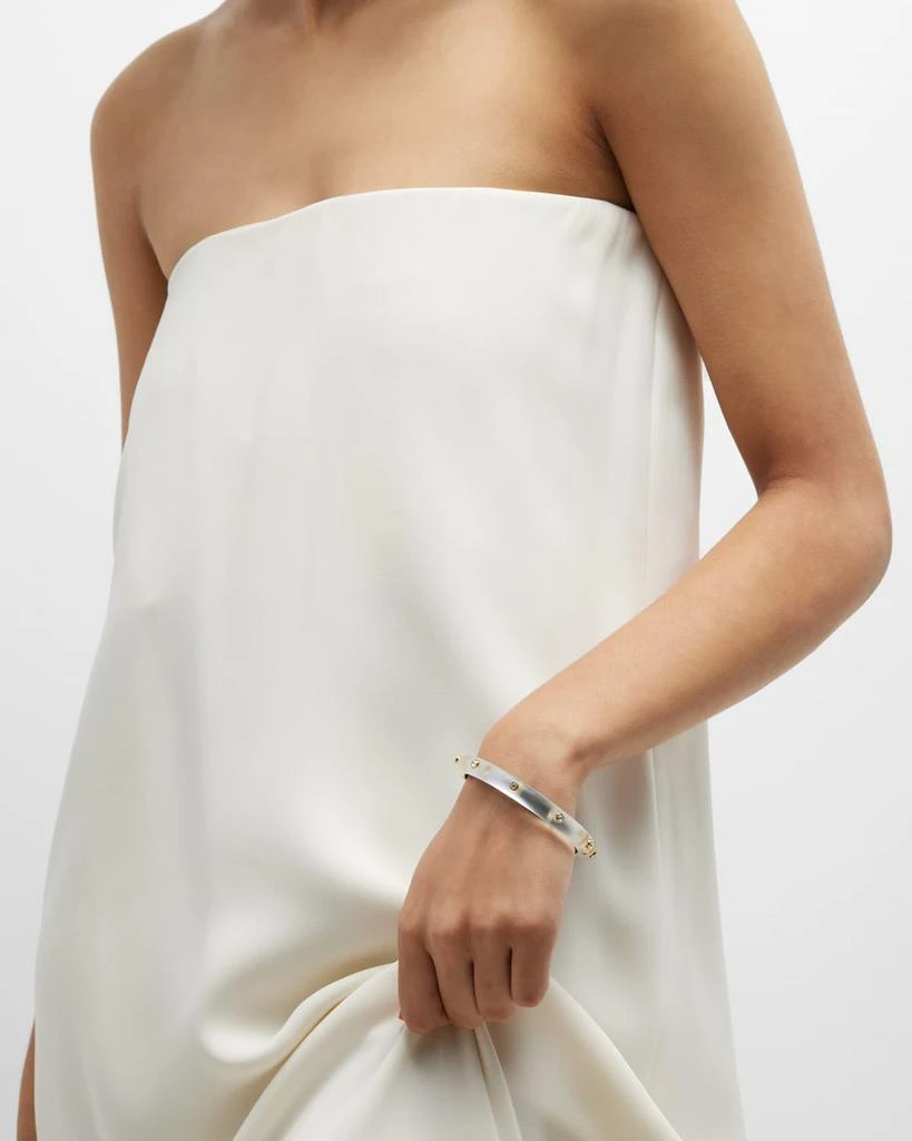 Alexis Bittar Crystal Studded Hinge Bracelet 6