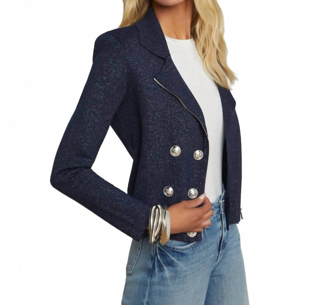 L
Agence L
Agence - Chia Metallic Knit Biker Jacket 3