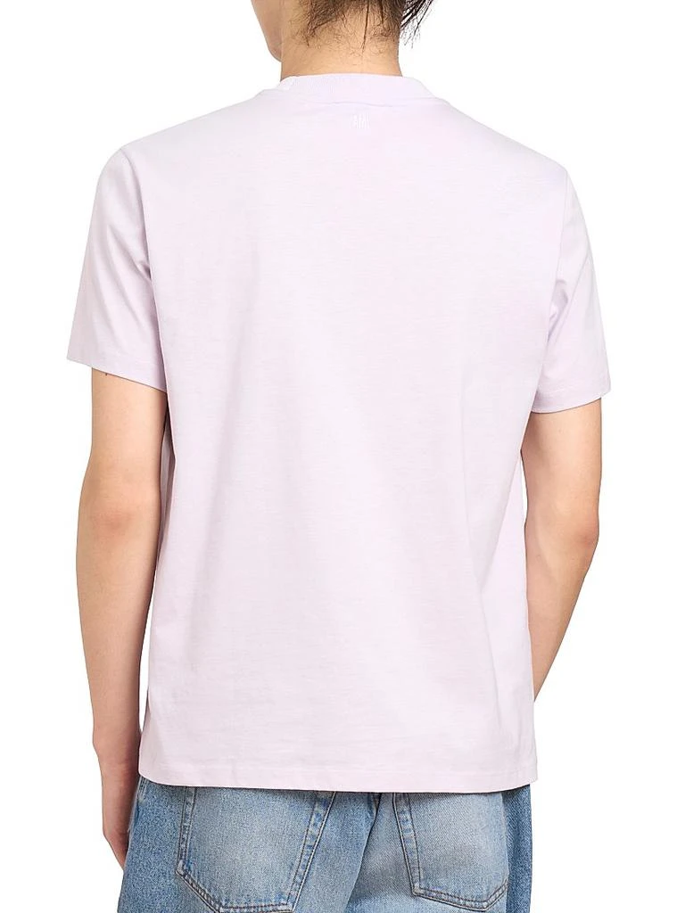 AMI ​ADC Logo-Embroidered T-Shirt 5